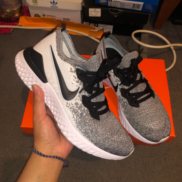 Giày Nike Epic React Flyknit 2 Oreo BQ8928-101 - Ảnh 3