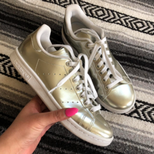 Giay Adidas Stan Smith 'Gold Metallic' FV4298