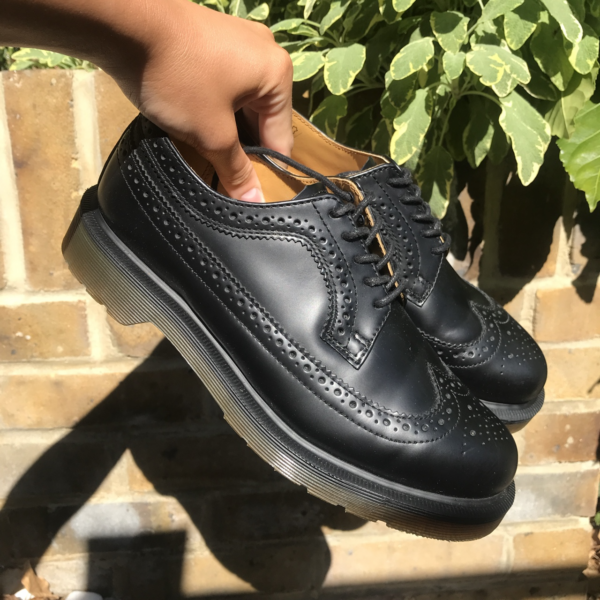 Giày Dr. Martens 3989 Black Smooth Leather 13844001 - Ảnh 3