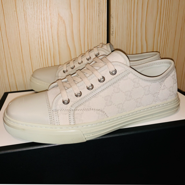 Giày Gucci GG Low 'Cotton Washed White' 426189-FV590-9073 - Ảnh 2