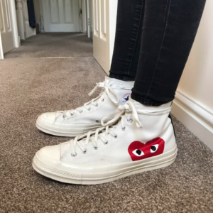 Alternative view of Giày Converse Comme des Garçons x Chuck Taylor All Star Hi 'Milk' 150205C