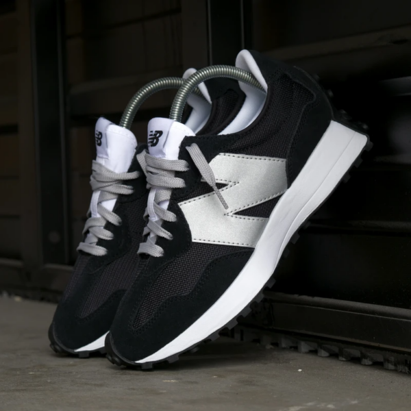 Giày New Balance 327 'Black Metallic Silver' MS327MM1 - Ảnh 5