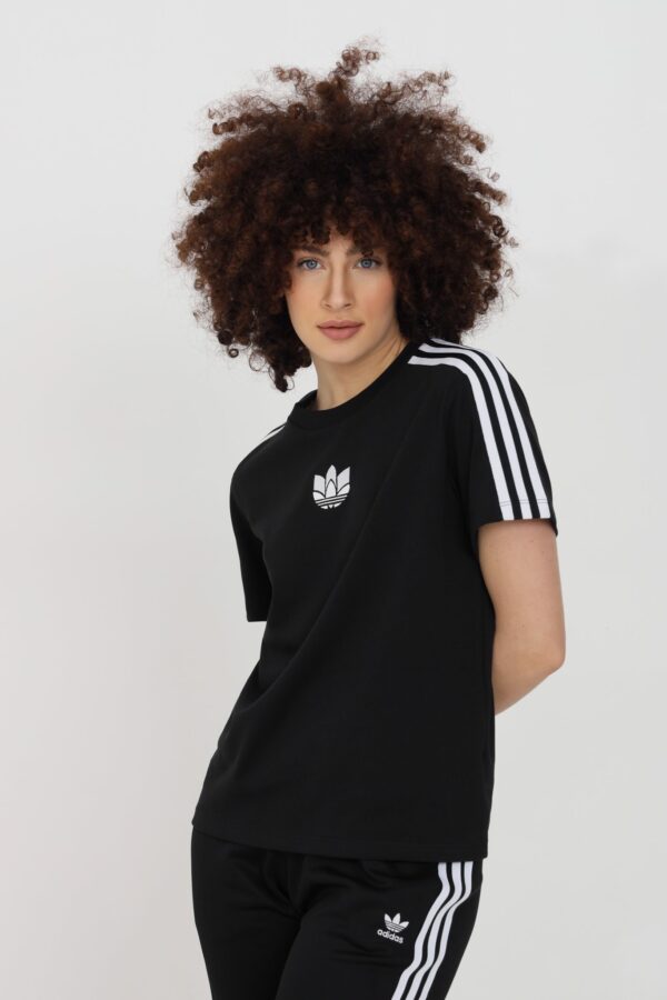 Áo Adidas Adicolor 3D Trefoil Loose Tee Black GN2930 - Ảnh 7