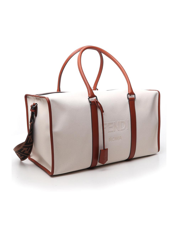 Túi Fendi Large Logo Holdall 7VA532-AFBW-F1E29 - Ảnh 3