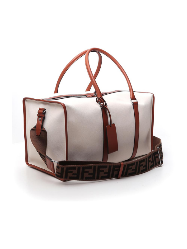 Túi Fendi Large Logo Holdall 7VA532-AFBW-F1E29 - Ảnh 4