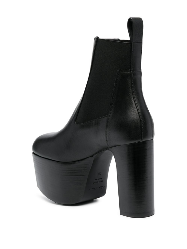 Giày Rick Owens Platform Sole Ankle Boots RP21S3842LD-E09 - Ảnh 4