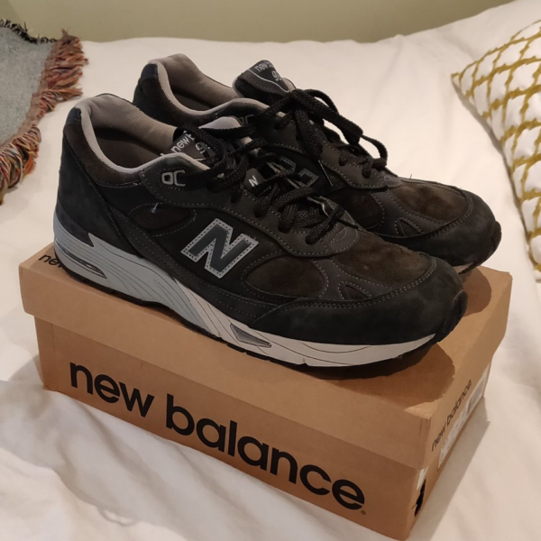 Giày New Balance 991 Made In England 'Grey' M991NDG - Ảnh 2