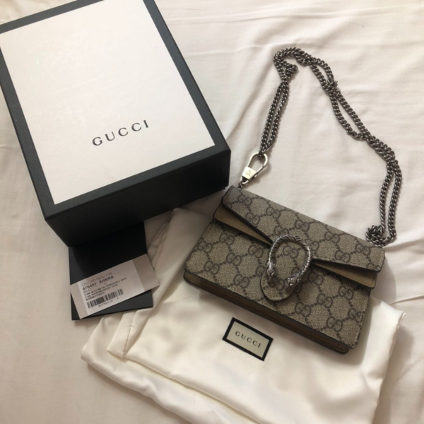Túi Gucci Dionysus Super Mini Bag 476432-KHNRN-8642 - Ảnh 3