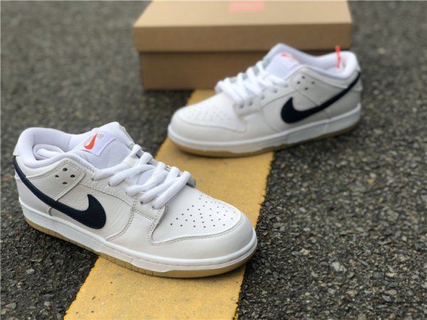Giày Nike Dunk Low Pro Iso Sb 'Orange Label White Navy' CZ2249-100 - Ảnh 6