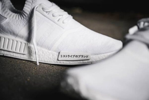 Giày Adidas NMD_R1 Primeknit 'Japan Triple White' BZ0221 - Ảnh 4