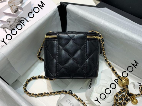 Túi Chanel Wmns Small Classic Box On Chain Lambskin Black AP1447-B02991-94305 - Ảnh 4