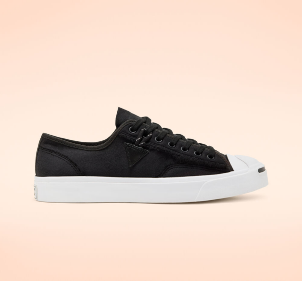 Giày Converse Faux Fur-Lined Leather Jack Purcell 'Black' 166510C - Ảnh 3