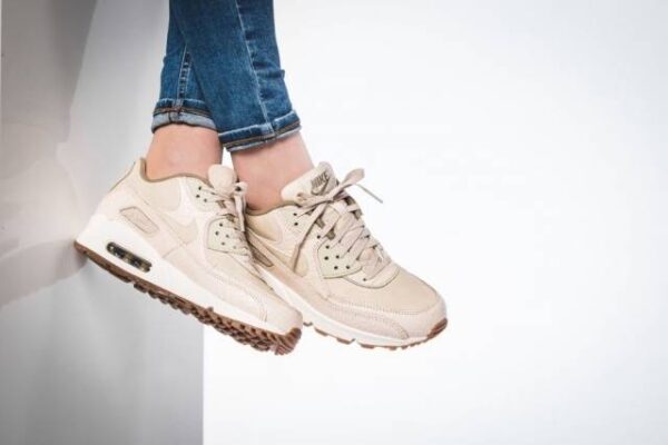 Giày Nike Air Max 90 Premium 'Oatmeal Sail Khaki' 443817-105 - Ảnh 5