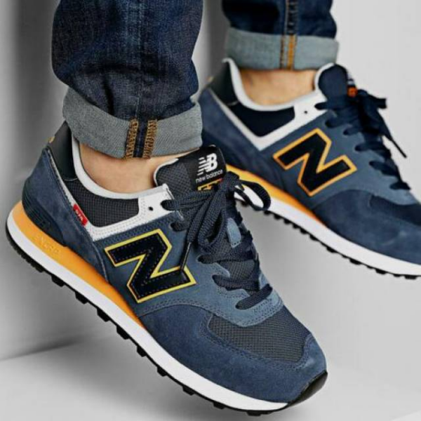 Giày New Balance 574 Classic Running  'Natural Indigo' ML574SY2 - Ảnh 4