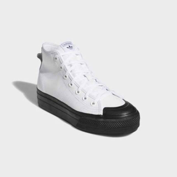 Giày Adidas Wmns Nizza RF Platform Mid 'White Black' FY7606 - Ảnh 4
