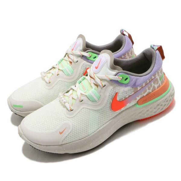Giày Nike Wmns React Miler 'Sail Hyper Crimson' DC2112-181 - Ảnh 2