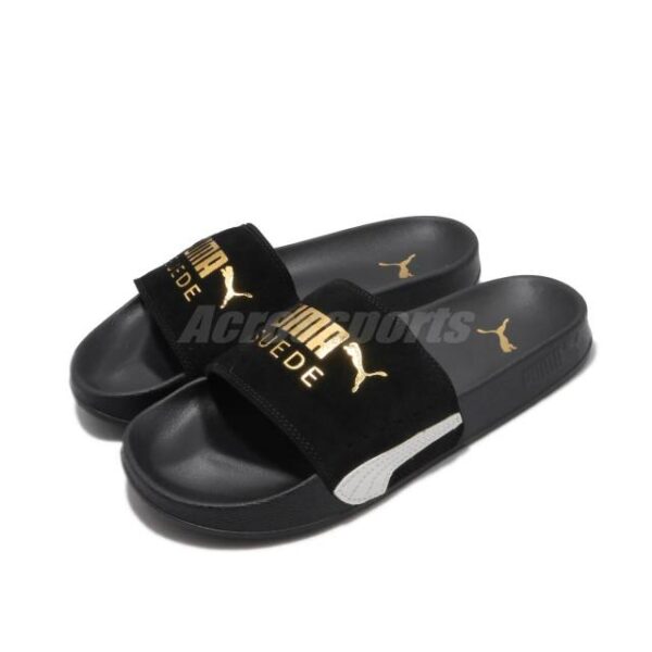 Dép Puma Leadcat FTR Suede Classic Slide 'Black' 372277-01 - Ảnh 3