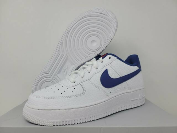 GIày Nike Air Force 1 GS 'White Deep Royal Blue' CT3839-101 - Ảnh 2