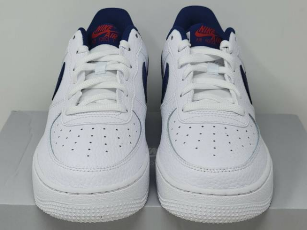 GIày Nike Air Force 1 GS 'White Deep Royal Blue' CT3839-101 - Ảnh 4