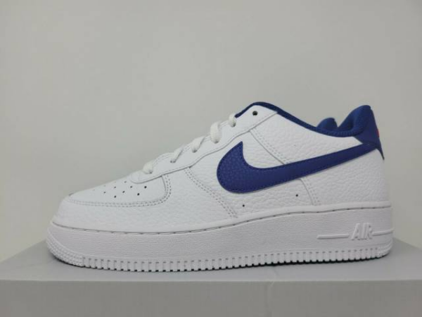 GIày Nike Air Force 1 GS 'White Deep Royal Blue' CT3839-101 - Ảnh 3