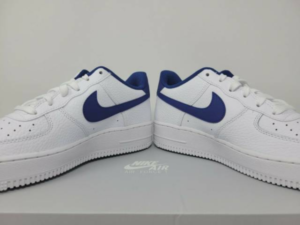 GIày Nike Air Force 1 GS 'White Deep Royal Blue' CT3839-101 - Ảnh 5