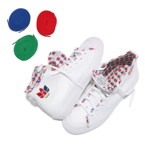 Giày Adidas Nizza High 'Cloud White Multi' FY2848 - Ảnh 4