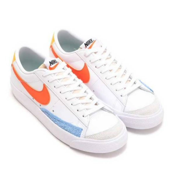 Giày Nike Blazer Low 77 'White Orange Lifestyle' DC4769-105 - Ảnh 3