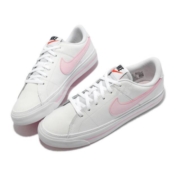 Giày Nike Court Legacy GS 'White Pink Foam' DA5380-109 - Ảnh 2