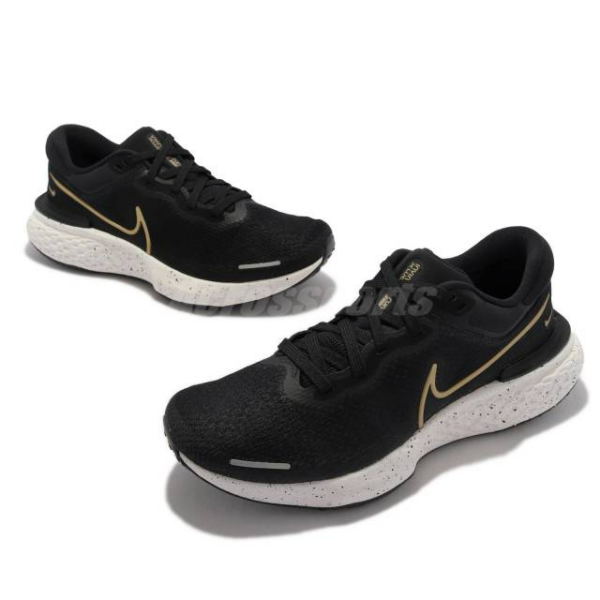 Giày Nike ZoomX Invincible Run Flyknit Black Metallic Gold CT2228-004 - Ảnh 3