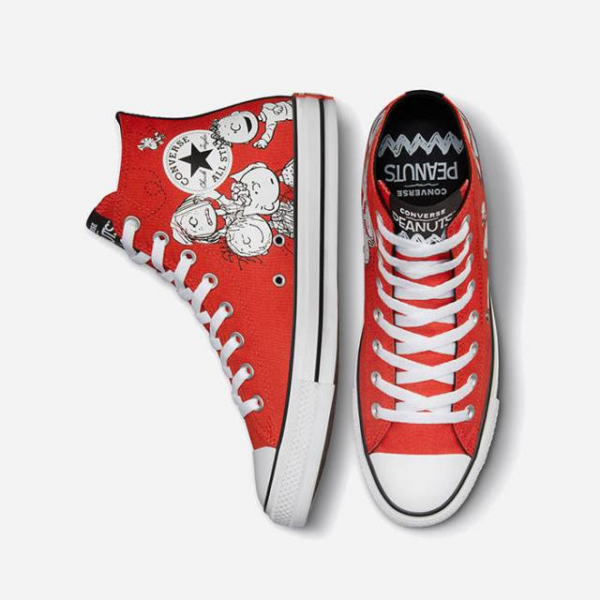 Giày Converse x Peanuts Chuck Taylor All Star 'Red' A02573C - Ảnh 3