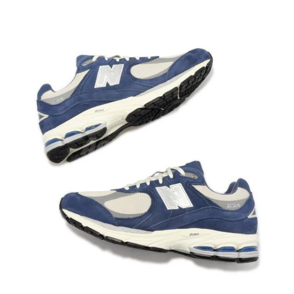 Giày New Balance 2002R 'Blue Beige Silver' M2002RHR - Ảnh 6