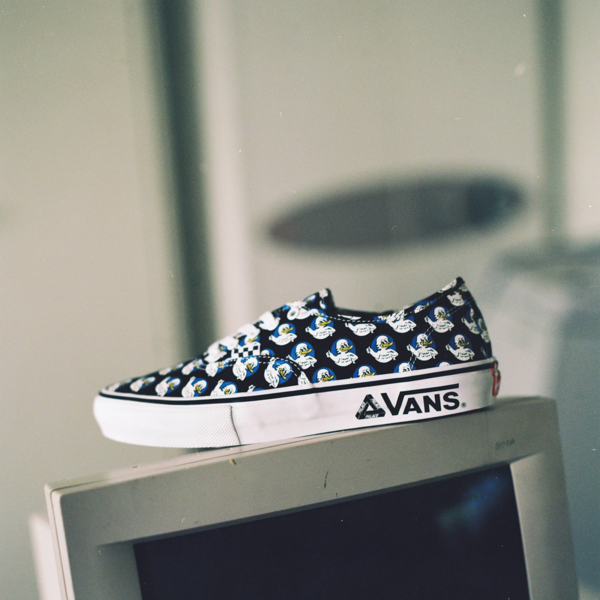 Giày Vans Skate Authentic Palace Jeremy the Duck Black VN0A4BWN6VI - Ảnh 3