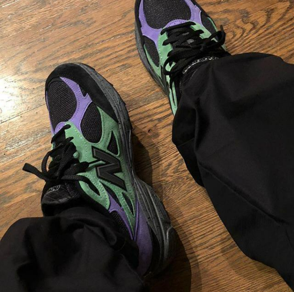 Giày New Balance Stray Rats x 990v3 Made in USA 'The Joker' M990SK3 - Ảnh 3