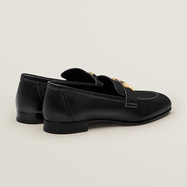 Giày Hermes Paris Loafer 'Black Noir' H182182Z04380 - Ảnh 3