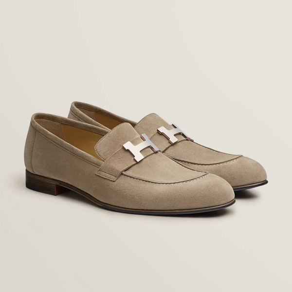 Giày Hermes Paris Loafer 'Sand Beige' H201491ZAC9415 - Ảnh 3