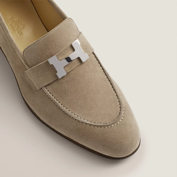 Giày Hermes Paris Loafer 'Sand Beige' H201491ZAC9415 - Ảnh 4