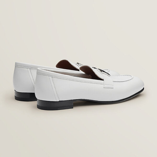 Giày Hermes Paris Loafer 'Blanc Poros' H211288Z92390 - Ảnh 3