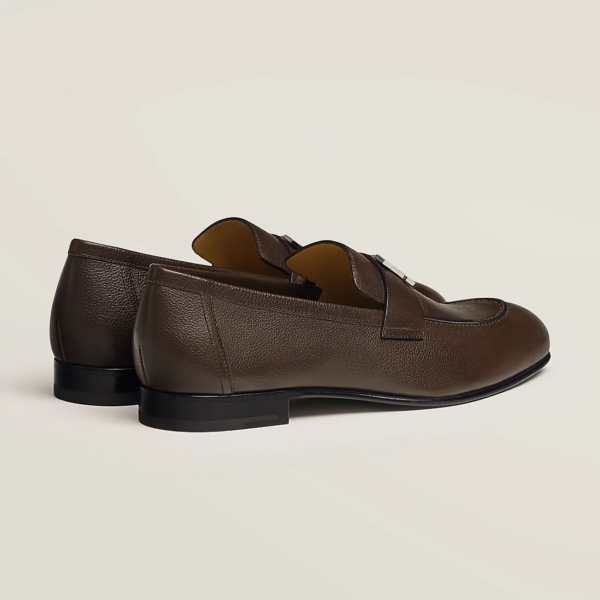 Giày Hermes Paris Loafer 'Ebony Brown' H212981ZAME410 - Ảnh 2