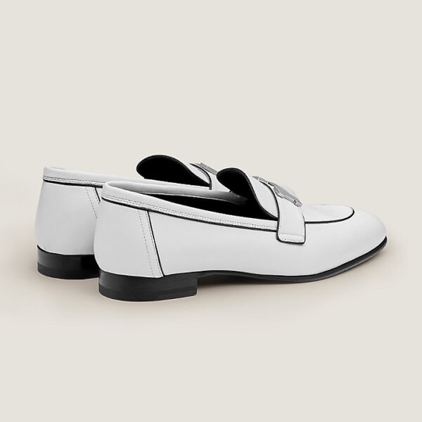 Giày Hermes Paris Loafer 'Blanc' H221004Z90380 - Ảnh 3