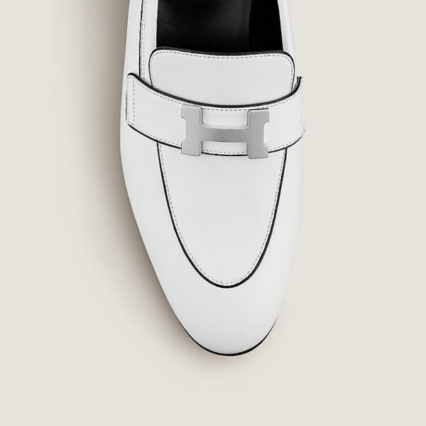 Giày Hermes Paris Loafer 'Blanc' H221004Z90380 - Ảnh 4