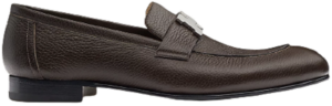 Giày Hermes Paris Loafer 'Ebony Brown' H221966ZAME415