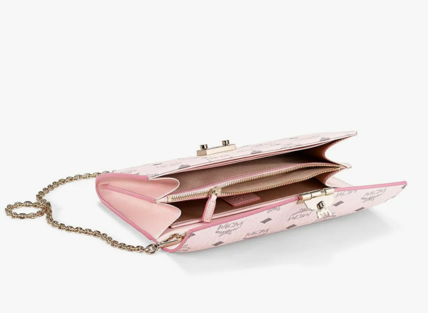 Túi MCM Patricia Continental Crossbody Wallet Visetos 'Pink' MYLAAPA07QH001 - Ảnh 3