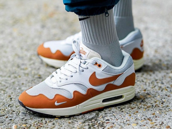 Giày Nike Patta x Air Max 1 'Monarch' DH1348-001 - Ảnh 4