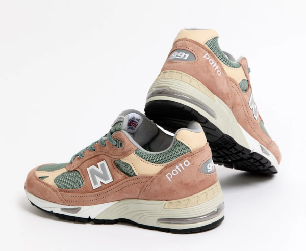 Giày New Balance Patta x 991 'Dusty Pink' M991PAT - Ảnh 5