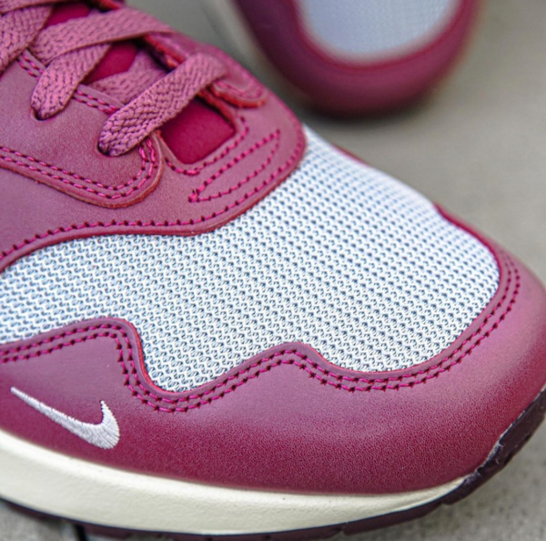 Giày Nike Patta x Air Max 1 'Rush Maroon' DO9549-001 - Ảnh 5