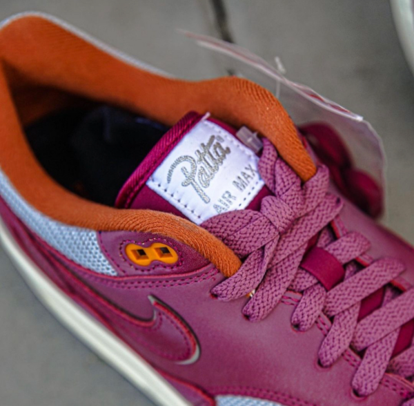 Giày Nike Patta x Air Max 1 'Rush Maroon' DO9549-001 - Ảnh 6
