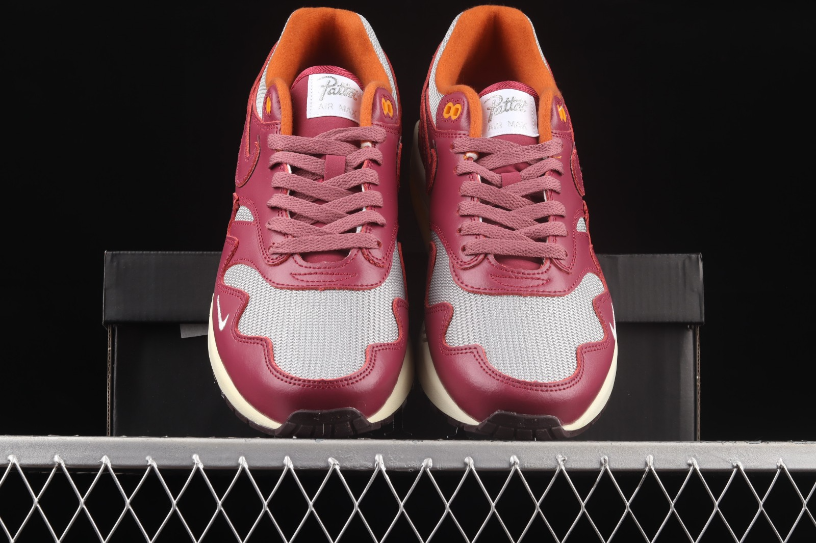 Giày Nike Patta x Air Max 1 'Rush Maroon' DO9549-001 - Ảnh 9