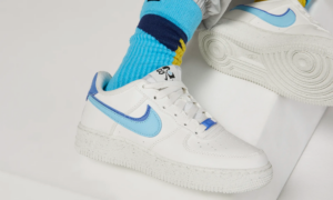 Giay Nike Air Force 1 82 'White Blue' DQ0359-100