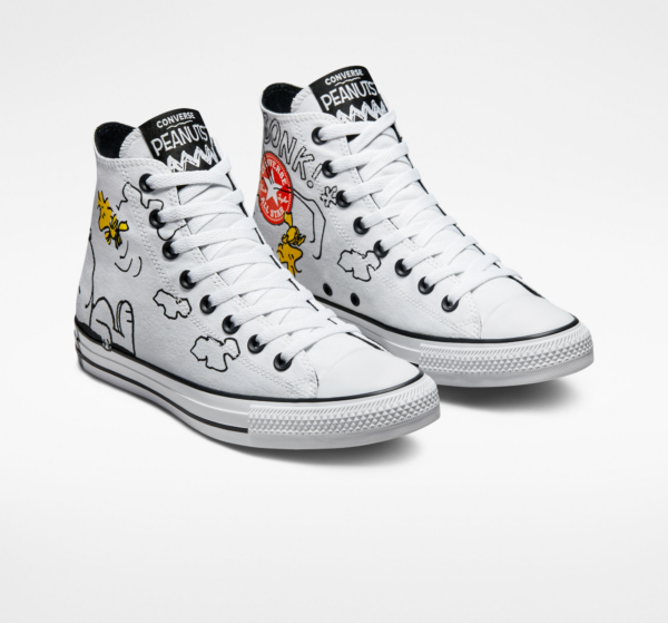 Giày Converse x Peanuts Chuck Taylor All Star High 'white' A01872C - Ảnh 2