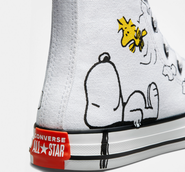 Giày Converse x Peanuts Chuck Taylor All Star High 'white' A01872C - Ảnh 4